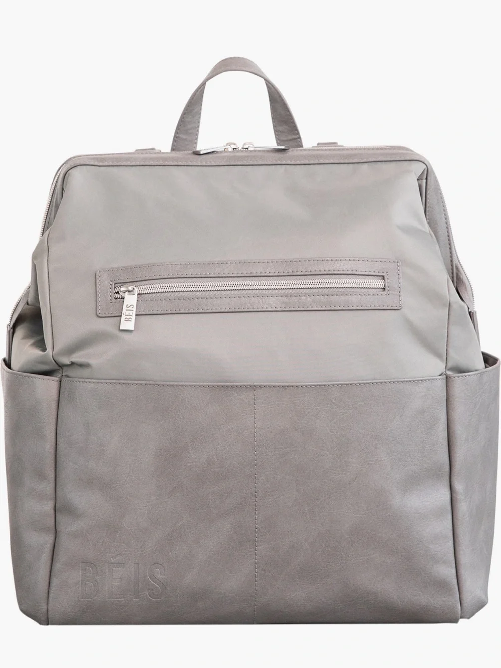 BEIS Gray Baby Bag Backpack